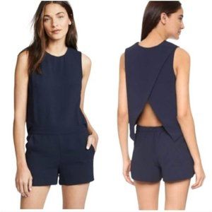 Club Monaco Navy Sleeveless Romper